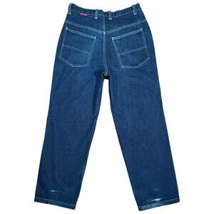 Vintage Re:Verb Fundamental Straight Leg Denim Jeans Mens 32x32 Dark Wash Cotton